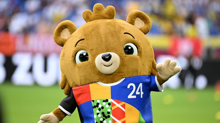 The mascot for Euro 2024