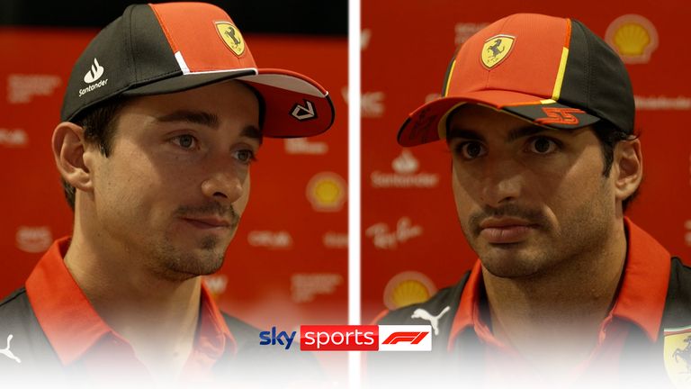 Ferrari's Carlos Sainz is hopeful his team can build on their practice performance and look at the front row in qualifying, while Charles Leclerc did not expect the car to be as strong as it is in Singapore