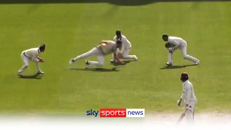 Ben Foakes takes 'miracle' catch for Surrey!