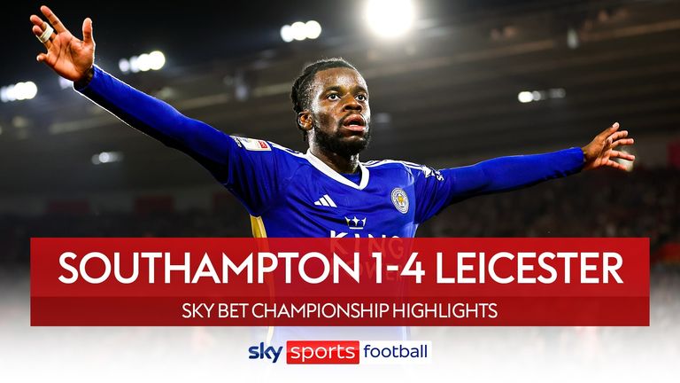 Highlights of the Sky Bet Championship match between Southampton and Leicester.