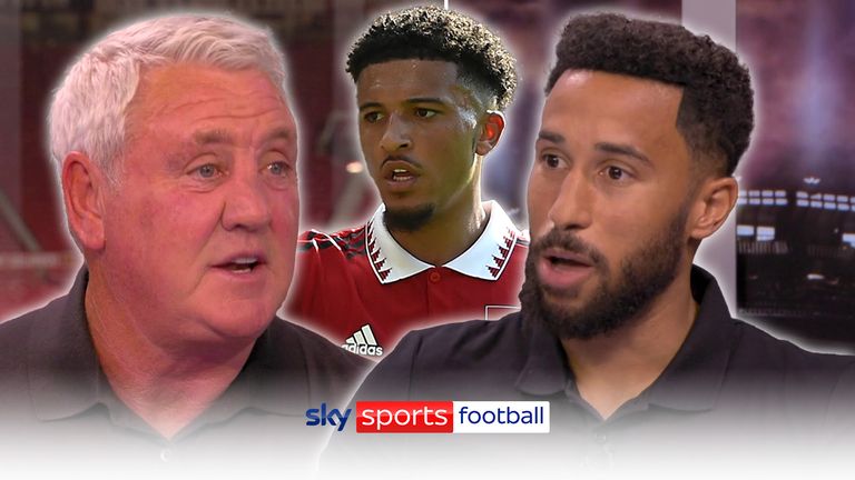 STEVE BRUCE AND ANDROS TOWNSEND GIVE THEIR OPINIONS ON THE JADON SANCHO SPAT THUMB 