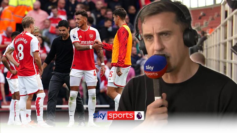 Gary Neville believes Arsenal are missing a forward who &#39;senses where the ball is going to land.&#39;