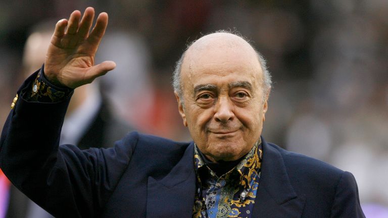 Fulham have paid tribute to their ex-owner Mohamed Al-Fayed following his death at the age of 94.