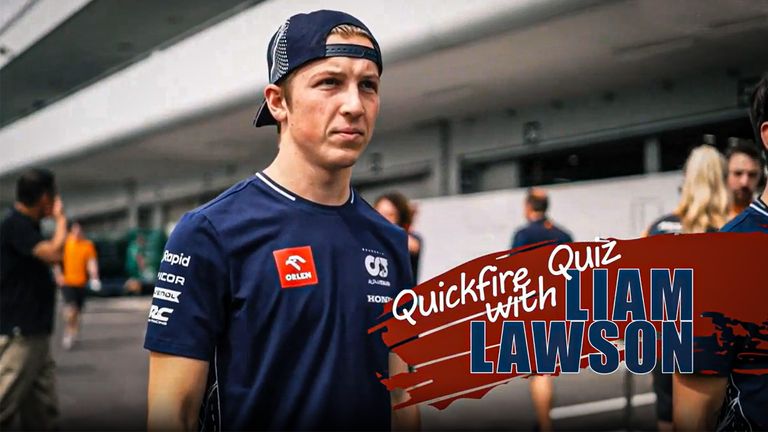 Sporting hero? Favourite food? Dream teammate? Liam Lawson answers all in this quickfire quiz with Rachel Brookes.