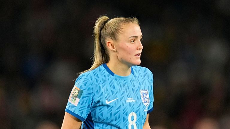 Georgia Stanway was in midfield for England as they were beaten 1-0 by Spain in the World Cup final on August 20