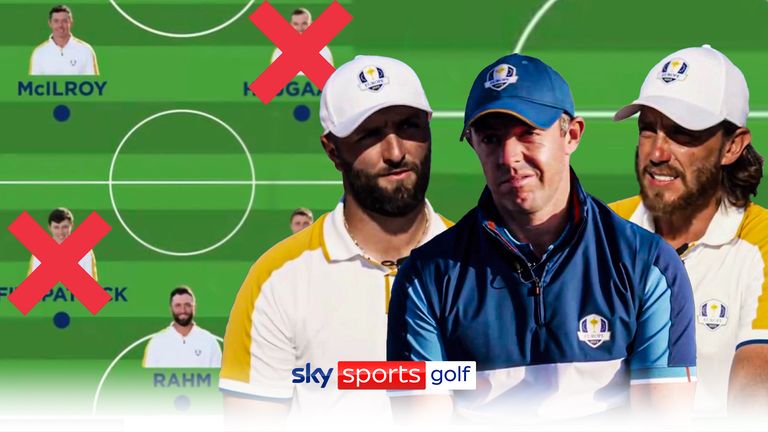 Ahead of the Ryder Cup, Team Europe pick their dream 5-a-side from the 12 players on the team.