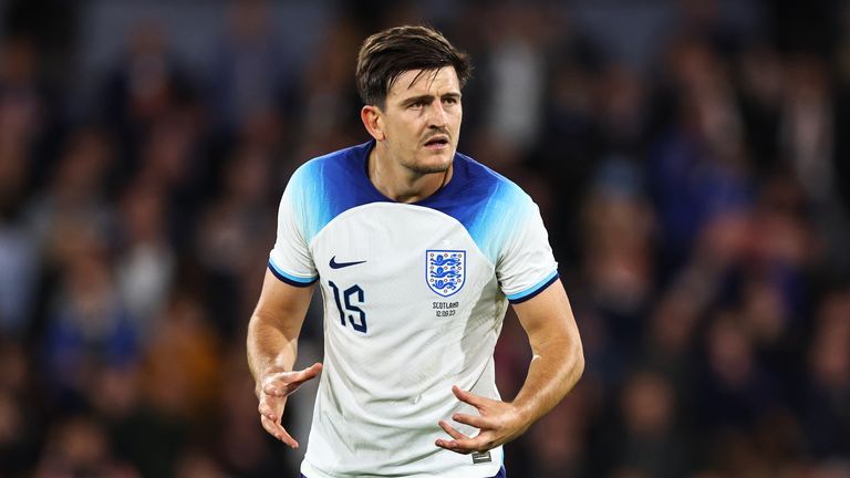 Harry Maguire was jeered by Scotland fans in England's win