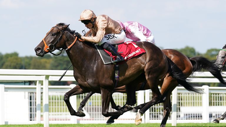 Heredia comes through to land the Atalanta Stakes under Sean Levey