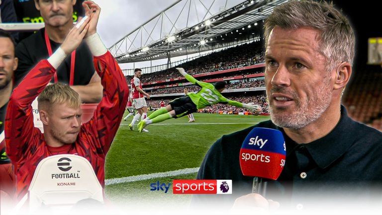 Jamie Carragher discusses Arsenal's goalkeeper situation