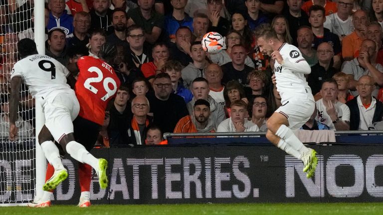 West Ham's Jarrod Bowen heads them into a 1-0 lead