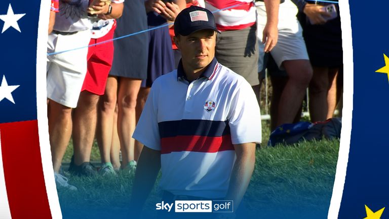 JORDAN SPIETH RATTLED RYDER CUP DAY TWO