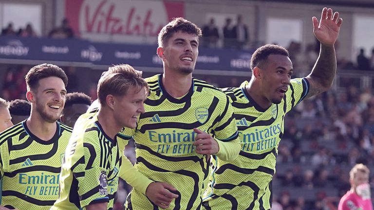 Kai Havertz scored his first Arsenal goal