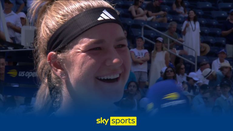 Karolina Marchova reflected on her win over Wang Xinyu and shared what song she would play for the fans.