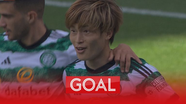 Kyogo scores for Celtic at Rangers