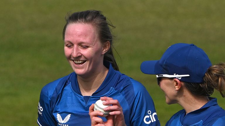 Lauren Filer claimed 3-27 on debut as England beat Sri Lanka by three wickets in the first ODI of the three-match series in Durham