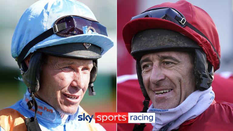 Richard Johnson and Davy Russell star in this year's Leger Legends charity race at Doncaster, live on Sky Sports Racing