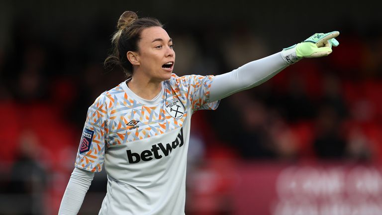 West Ham goalkeeper Mackenzie Arnold was a star of the Australia team at the Women's World Cup
