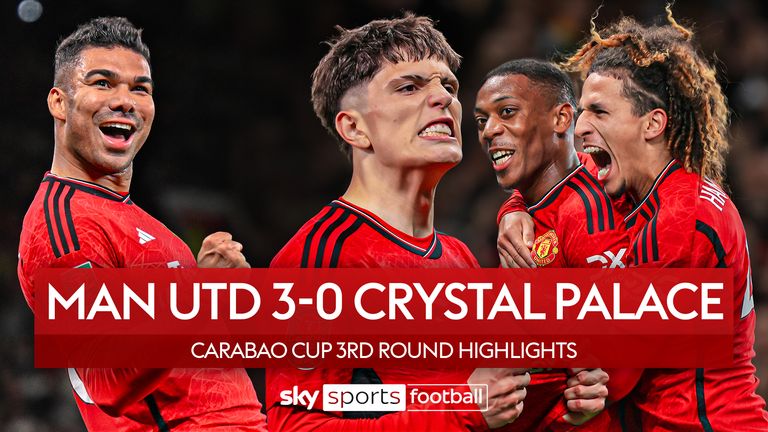 Man Utd 3-0 Crystal Palace: Casemiro shines as Carabao Cup holders cruise  into fourth round, Football News