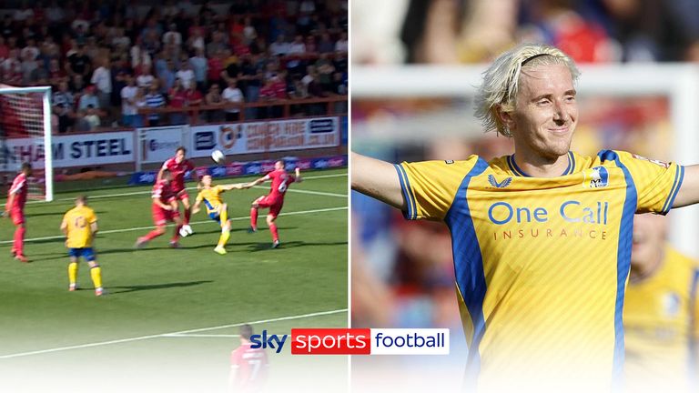 Mansfield goals v Accrington