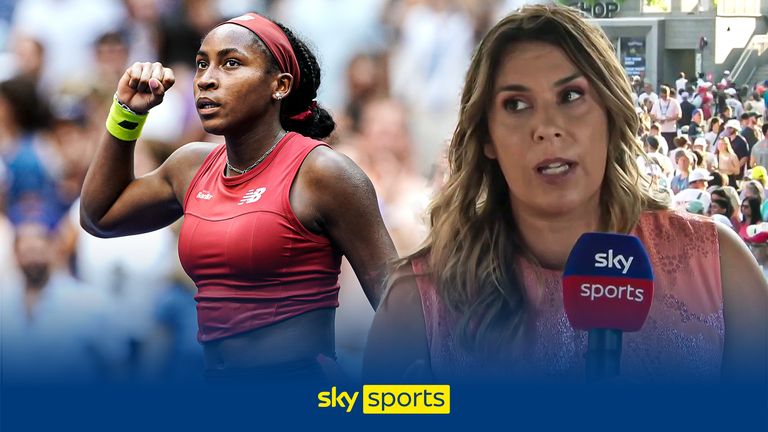Marion Bartoli discusses Coco Gauff after beating Caroline Wozniacki in the US Open