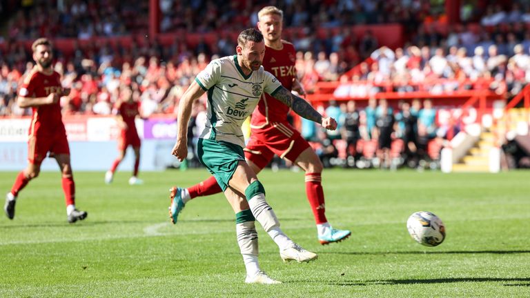 Hibernian claimed their first Scottish Premiership win of the season at Aberdeen 