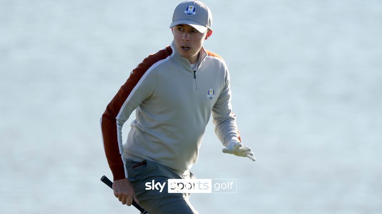 As Team Europe prepare to take on Team USA in the Ryder Cup at Marco Simone Golf & Country Club, take a look at Matt Fitzpatrick's best shots in the competition.