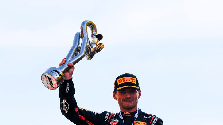 Max Verstappen claimed first place at the Italian Grand Prix to set a new record of ten consecutive first-place finishes.