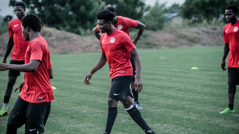 Mohammed Kudus at the Right to Dream Academy in Ghana