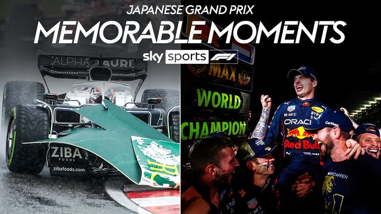 Look back at some of the most memorable moments to have taken place at the Japanese Grand Prix