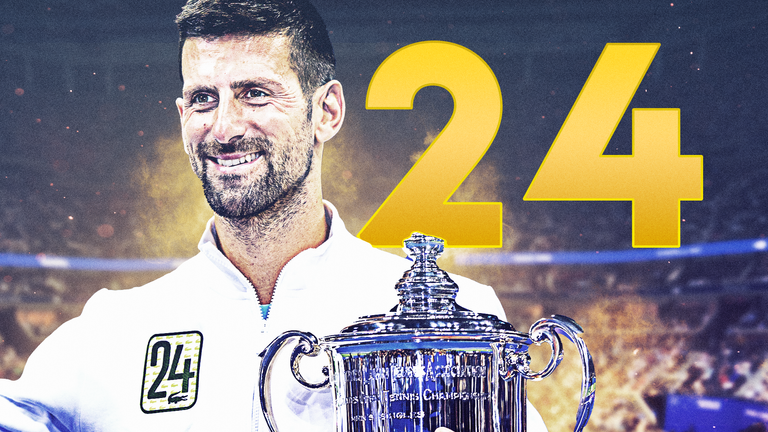 Novak Djokovic wins the US Open - his 24th Grand Slam