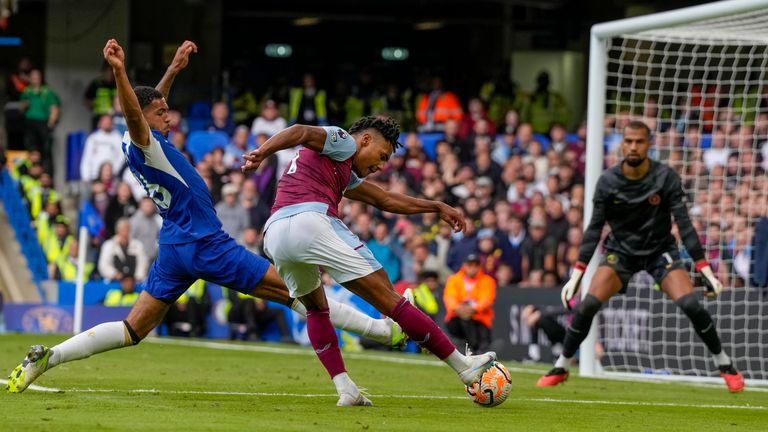 Chelsea 0-1 Aston Villa: Ollie Watkins strike beats 10-player Blues as  their poor start to Premier League season continues | Football News | Sky  Sports