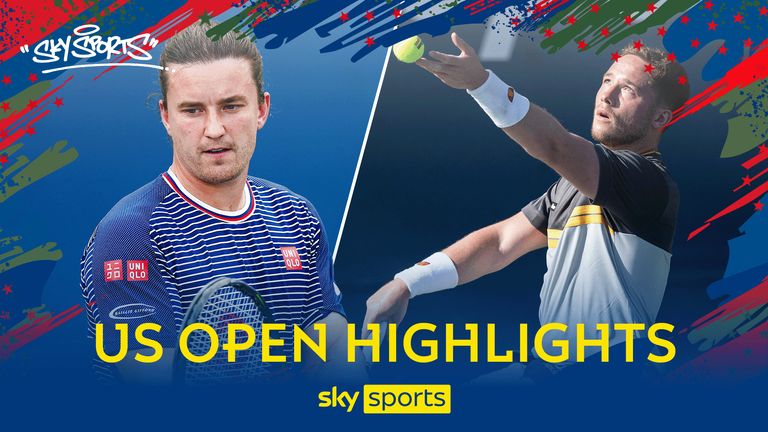 Highlights of the US Open final between Gordon Reed and Alfie Hewitt at Flushing Meadows in New York.