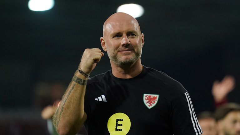Rob Page praised the backing from his players after beating Latvia 