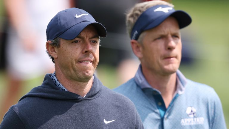 Rory McIlroy will be looking to impress at the BMW PGA Championship, where Team Europe captain Luke Donald also features