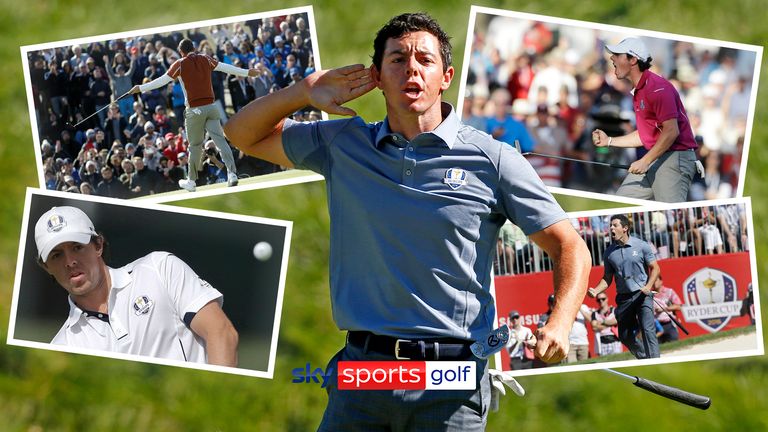 RORY MCILROY BEST RYDER CUP SHOTS