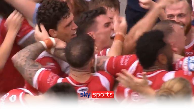 Watch Salford Red Devils keep their top-six dreams alive with an epic Golden Point victory against Warrington.