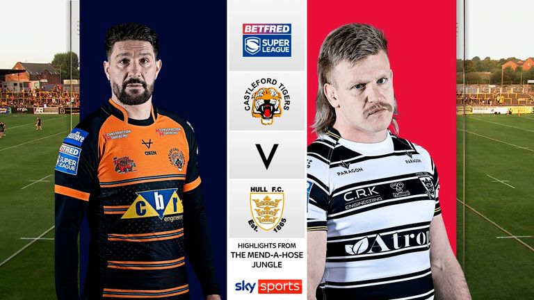 Highlights of the Super League match between Castleford Tigers and Hull FC.