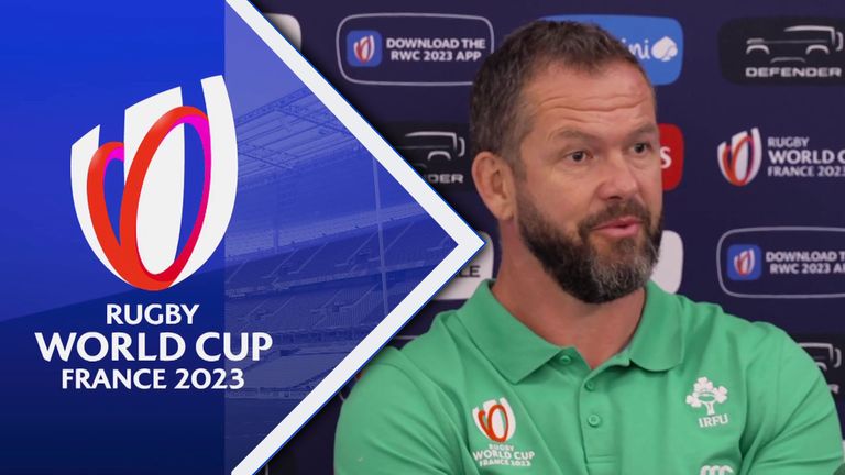 Ireland head coach Andy Farrell admits he can&#39;t wait for Saturday&#39;s World Cup clash with South Africa.