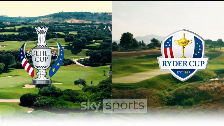 Regardez la Solheim Cup et la Ryder Cup exclusivement en direct sur Sky Sports.  La couverture en direct de la Solheim Cup se déroule du 22 au 24 septembre et la Ryder Cup du 29 septembre au 1er octobre.