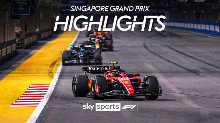 Highlights of the Singapore Grand Prix from the Marina Bay Street Circuit.