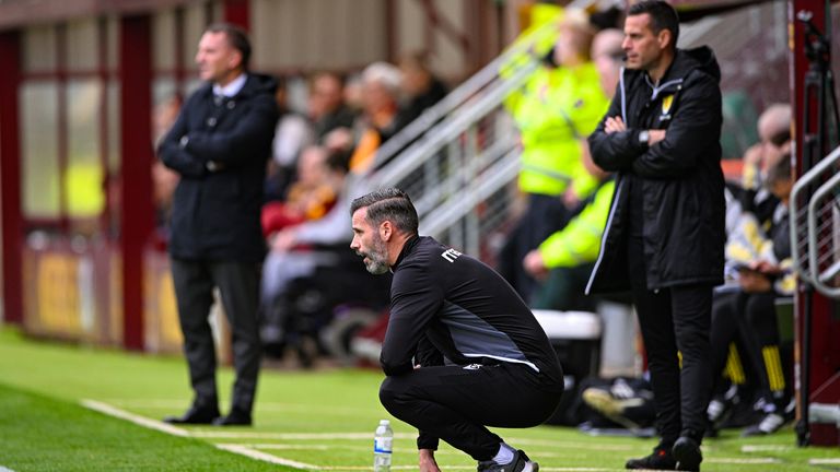 Motherwell manager Stuart Kettlewell 