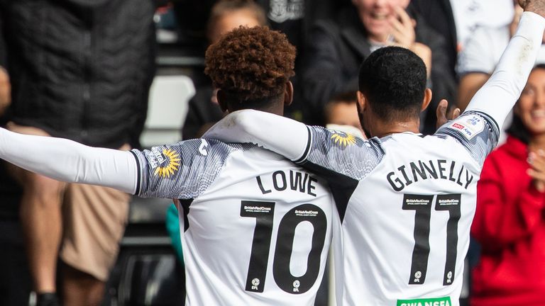 Jamal Lowe fired Swansea ahead against Sheff Wed