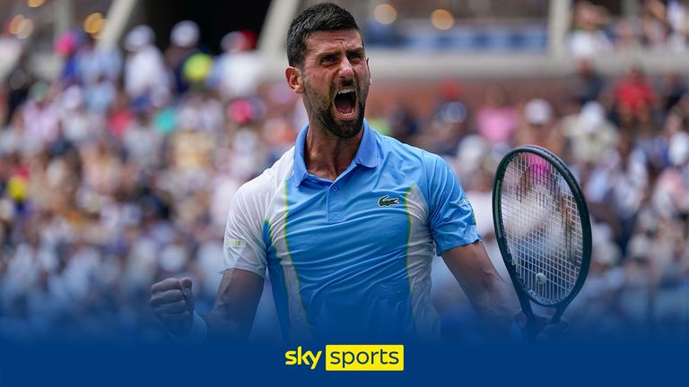 Tim Henman looks back at how Novak Djokovic punished Taylor Fritz&#39;s second serve to progress in straight sets to the last four at the US Open.