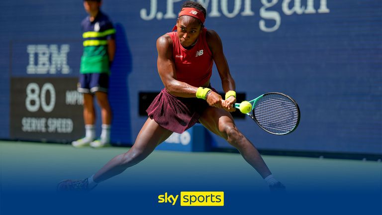 Tim Henman and Marion Bartoli praised Coco Gauff&#39;s athletic ability for forcing Jelena Ostapenko into several unforced errors in their quarter-final clash.