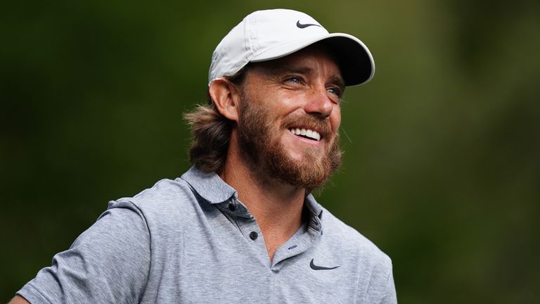 Tommy Fleetwood during the second round of the BMW PGA Championship