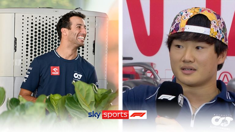 Yuki Tsunoda: Daniel Ricciardo has more experience than Liam Lawson