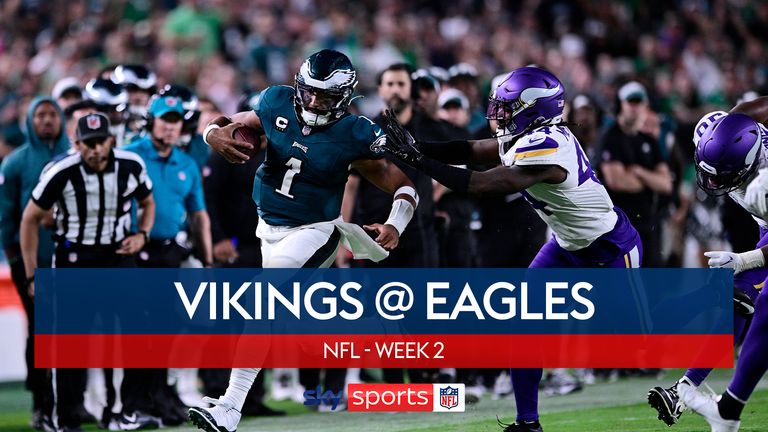 Vikings v Eagles highlights