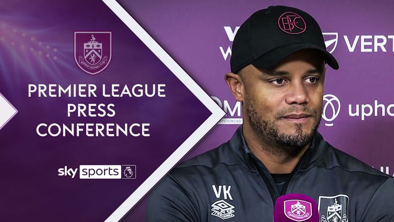 Vincent Kompany: No intention to rest Burnley players at Newcastle | Video  | Watch TV Show | Sky Sports