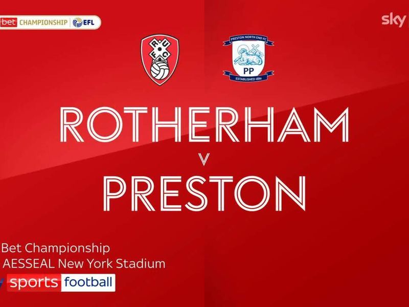 Rotherham 1-1 Preston: Ryan Lowe's North End knocked off