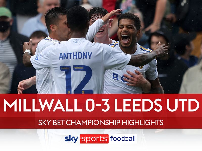Highlights and goals: Millwall 0-3 Leeds United in EFL Championship
